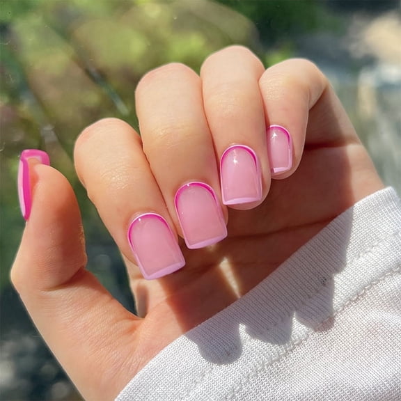 Wearing nail pads wholesale purple edge French cute wearing nail pads wholesale nail pads nail pads finished nails