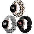 thumbnail image 1 of Wearlizer 3 Packs Compatible with Samsung Galaxy Watch 7 6 5 4 FE 40mm 44mm/Watch 6 Classic/Watch 5 Pro/Watch 4 Classic/Active 2/Watch 3 41mm Women, 20 mm Elastic Watch Bands, 1 of 7