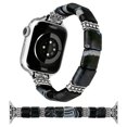 thumbnail image 1 of Wearlizer Beaded Agate Band Compatible with Apple Watch 38/40/41/42/44/45/46/49mm, Handmade Natural Stone Stretch Bracelet for Women, Boho Strap for iWatch Series 11/10/9/8/7/6/5/4/SE/Ultra, 1 of 7