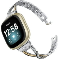 Wearlizer Bling Metal Wristband Strap (5.5"-8.6")