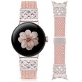 thumbnail image 1 of Wearlizer Braided Magnetic Band Compatible with Google Pixel Watch 4/3 41mm, Stretchy Nylon Watch Band for Women Men, Celtic Knot Jewelry Style Strap for Pixel Watch 2/1, 1 of 7