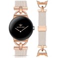 thumbnail image 1 of Wearlizer Braided Magnetic Band Compatible with Google Pixel Watch, Stretchy Nylon Watch Band for Women Men, D-Shape Designer Sport Wristband for Pixel Watch 4/3/2/1, 41mm, 1 of 6