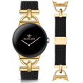 thumbnail image 1 of Wearlizer Braided Magnetic Band Compatible with Google Pixel Watch, Stretchy Nylon Watch Band for Women Men, D-Shape Designer Sport Wristband for Pixel Watch 4/3/2/1, 41mm, 1 of 6