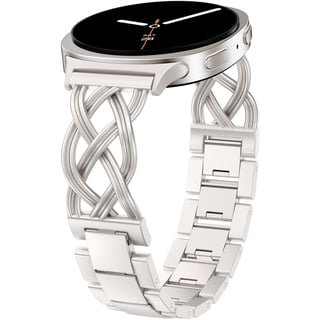 Wearlizer Celtic Bracelet Band Compatible with Samsung Galaxy Watch 9/8 40mm 44mm & Watch 8 Classic 46mm Women, Dressy Stainless Steel Jewelry Link Strap, Elegant Metal Watch Band