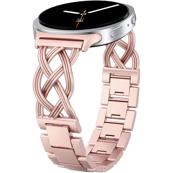 Wearlizer Celtic Bracelet Band Compatible with Samsung Galaxy Watch 9/8 40mm 44mm & Watch 8 Classic 46mm Women, Dressy Stainless Steel Jewelry Link Strap, Elegant Metal Watch Band