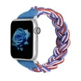 thumbnail image 1 of Wearlizer Compatible with Apple Watch Band 49mm(Ultra)42mm 44mm 45mm Slim Elastic Braided Solo Loop Strap Stretchy Woven Wristband for iWatch Series 8 7 6 5 4 3 2 1 SE, 1 of 7