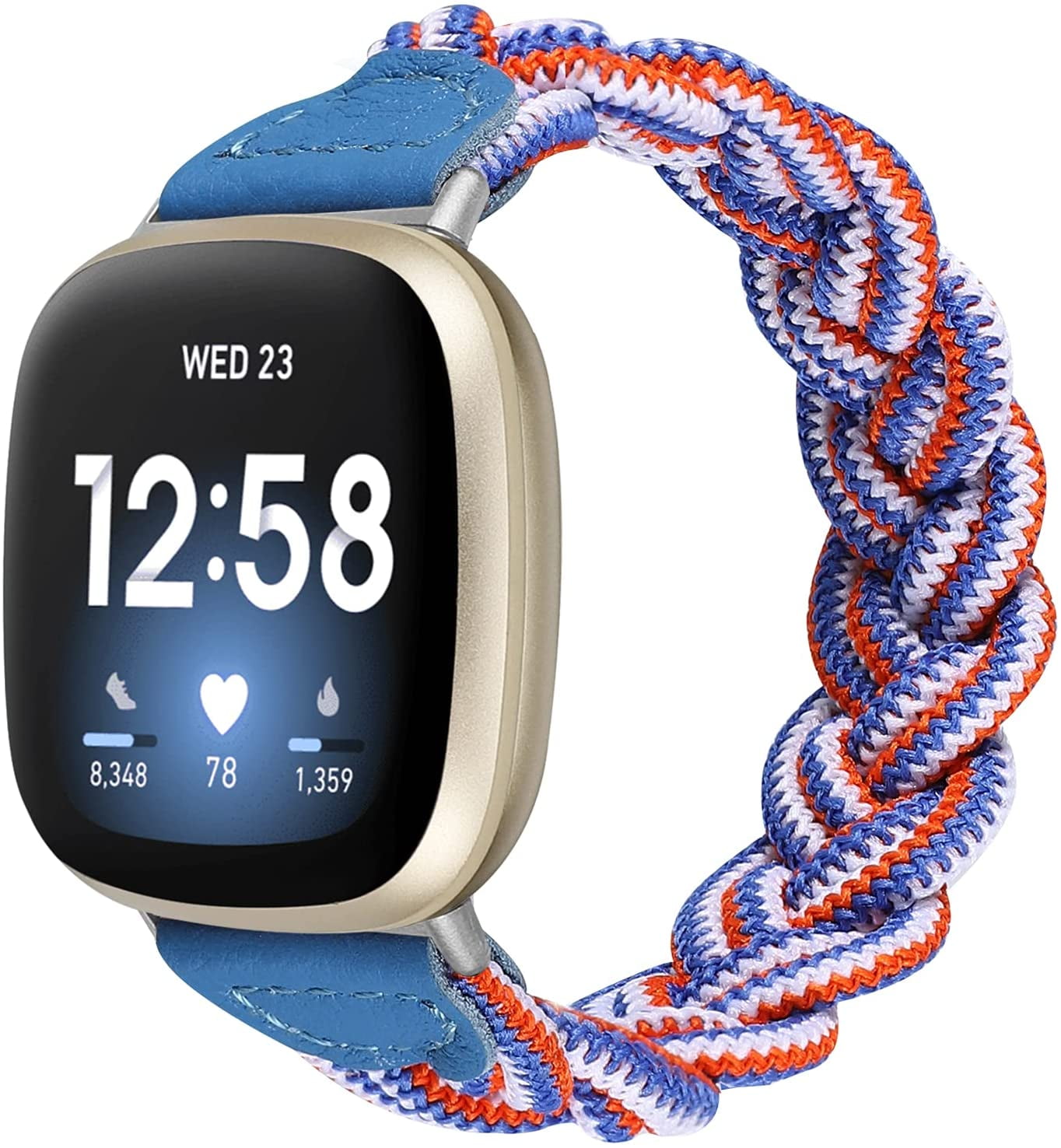 Getino Compatible con correas Fitbit Sense/Sense 2/Versa 4/Versa 3 para  mujeres y hombres, accesorios deportivos de silicona, correa para reloj  Fitbit
