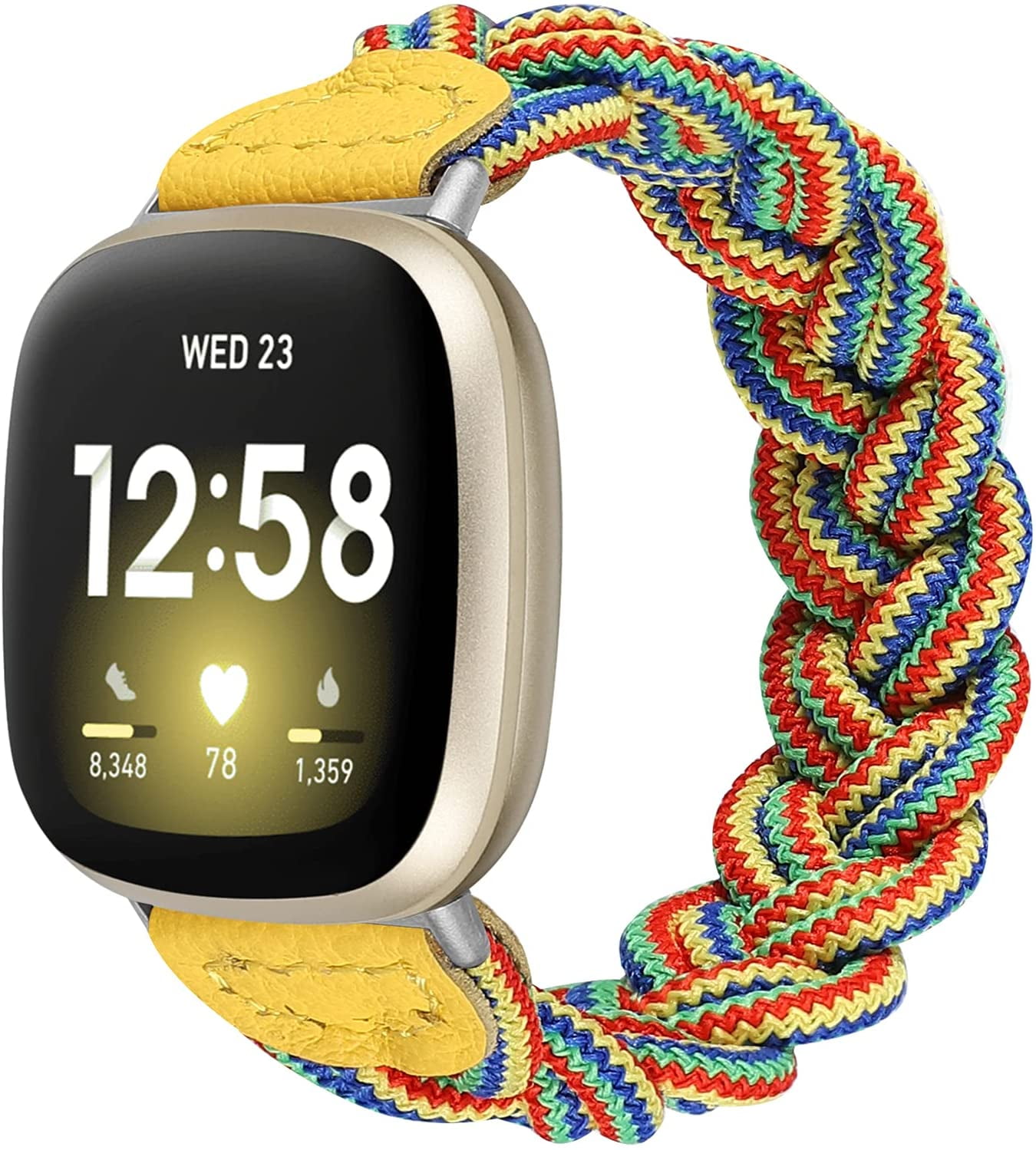 Getino Compatible con correas Fitbit Versa 3/Versa 4/Sense/Sense 2 para  mujeres y hombres, accesorios suaves deportivos, correa delgada para reloj