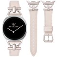 thumbnail image 1 of Wearlizer Leather Band Compatible with Samsung Galaxy Watch 9/8 40mm 44mm & Watch 8 Classic 46mm, Slim Dressy Genuine Leather Strap with D-Shape Metal Buckle for Women, 1 of 7