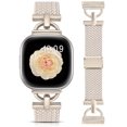 thumbnail image 1 of Wearlizer Magnetic Band Compatible with Versa 4/3 and Sense 2/1, D-Shape Braided Stretchy Nylon Strap for Women Men, Adjustable Sport Dressy Watch Band, 1 of 6