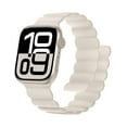 thumbnail image 1 of Wearlizer Magnetic Silicone Band Compatible with Apple Watch Bands for Women Men 44/45/46/49/42/41/40/38mm,Secure Fit Strong Magnetic Adjustable Strap for iWatch Ultra 2/1,SE2 SE Series 10 9 8 7 6-1, 1 of 7