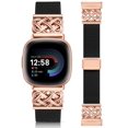 thumbnail image 1 of Wearlizer Magnetic Stretchy Band Compatible with Versa 4/3/Sense 2/Sense, Celtic Knot Elastic Nylon Watch Strap for Women Men, Dressy Soft Fabric Wristband with Magnetic Clasp, 1 of 7