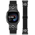 thumbnail image 1 of Wearlizer Magnetic Stretchy Band Compatible with Versa 4/3/Sense 2/Sense, Celtic Knot Elastic Nylon Watch Strap for Women Men, Dressy Soft Fabric Wristband with Magnetic Clasp, 1 of 7