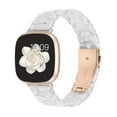 thumbnail image 1 of Wearlizer Resin Band Compatible with Fitbit Versa 4/Fitbit Versa 3/Fitbit Sense/Sense 2 Bands for Women, Fashion Lightweight Wristband with Buckle for Sense/Versa 3, 1 of 6