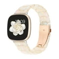 thumbnail image 1 of Wearlizer Resin Band Compatible with Fitbit Versa 4/Fitbit Versa 3/Fitbit Sense/Sense 2 Bands for Women, Fashion Lightweight Wristband with Buckle for Sense/Versa 3, 1 of 6