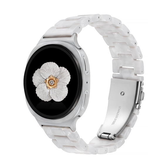 Wearlizer Resin Band Compatible with Samsun Galaxy Watch 8 40mm 44mm/Watch 8 Classic 46mm, Lightweight Bracelet Strap for Women Men