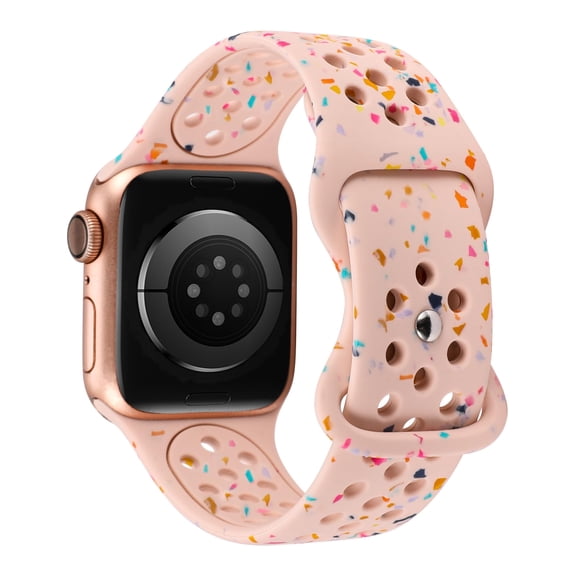 Wearlizer Sport Band Compatible with Apple Watch Band 38/40/41/42/44/45/46/49mm Women Men, Made from Recycled Plastic - Soft Breathable Strap for iWatch Series SE 10 9 8 7 6 5 4 3 2 1 Ultra 1 2