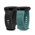 thumbnail image 1 of Wearlizer Sport Floral Engraved Silicone, Samsung Sunflower Wristwatch Band, 20 mm to 47 mm, 1 of 7
