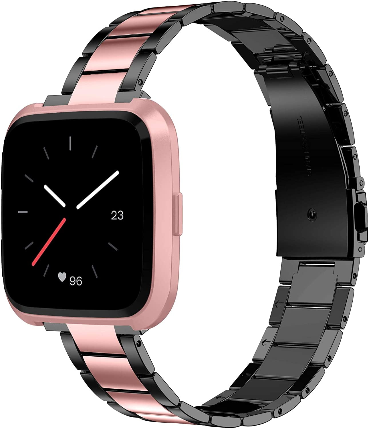 ZWGKKYGYH Stainless Steel Mesh Band For Fitbit Versa/Versa 2/Versa Lite - Magnetic Closure, Colorful Small/Large