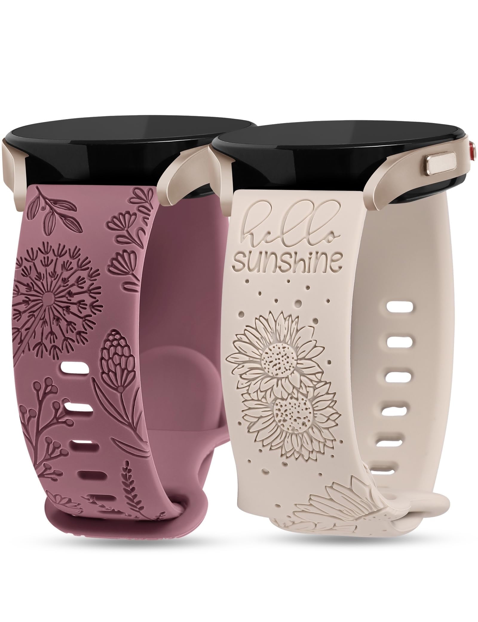 Wearlizer Sunflower Watch Bands, Compatible with Samsung Galaxy Watch ...