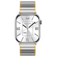 thumbnail image 1 of Wearlizer Two Tone Metal Watch Band Compatible with Apple Watch Bands Women 38/40/41/42/44/45/46/49mm Rectangular Link Bracelet Stainless Steel Strap for Series 11/10/9/8/7/6/5/4/3/SE/Ultra, 1 of 6