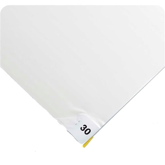 Wearwell Clean Room Mat - White - 3 x 5 ft.