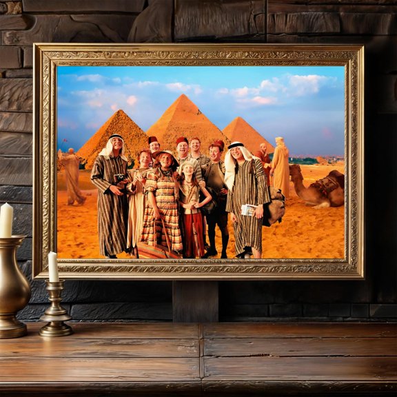 Weasley Family In Egypt Wizard Travel Poster, Poster Only