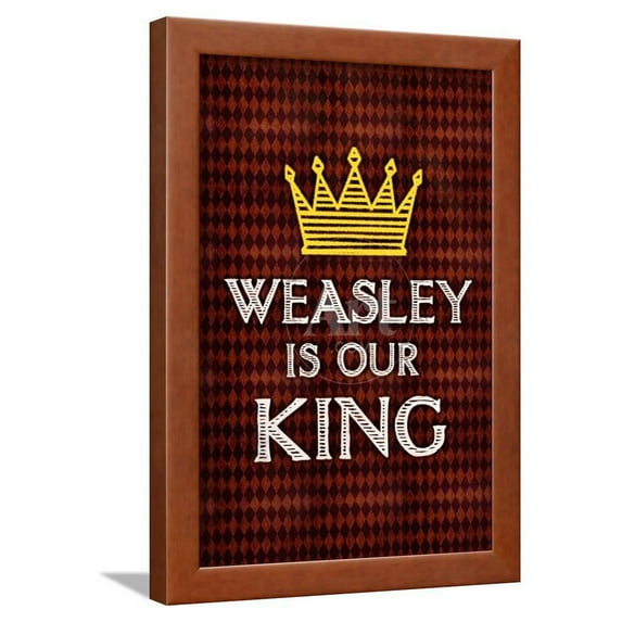Weasley Is Our King Poster, Framed Art Print Wall Art Sold by Art.Com