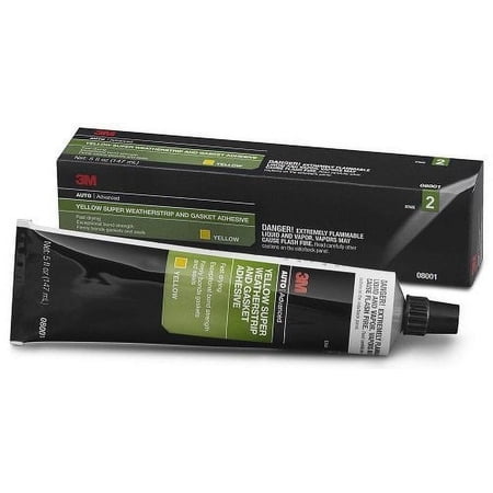 Weather Adhesive 5oz Tube Yellow