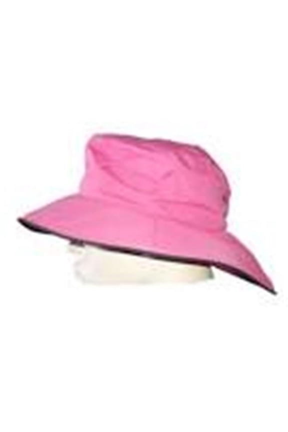 58008-064 Golf Hat, One Size - Pink with Black Trim