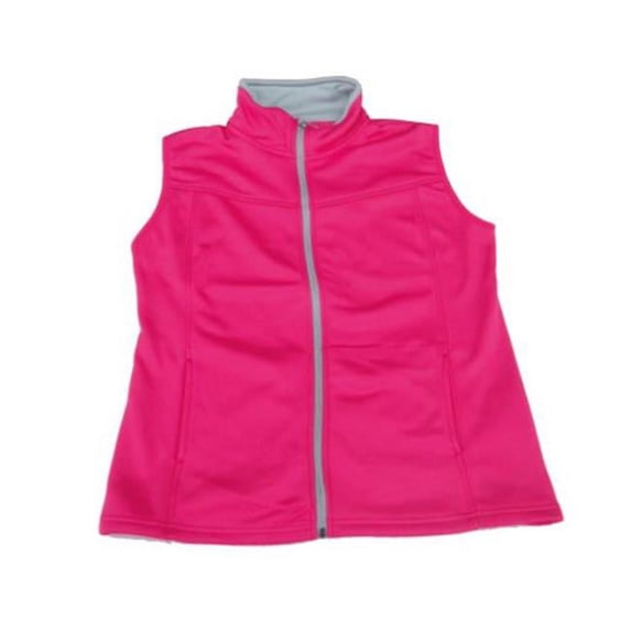 Weather Apparel 58028-064-SM Womens Poly-Spandex Vest - Small, Pink with Silver