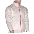 thumbnail image 1 of Weather Apparel 58030-058-MD Womens Poly-Spandex Quilted Jacket - Medium, White with Pink, 1 of 3