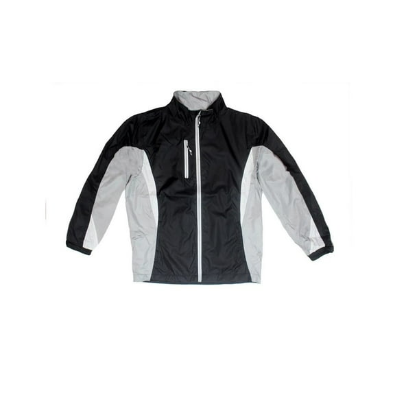 Weather Apparel 58035-050-2XL Hi-Tech Performance Mens Jacket - 2 XL, Black, Light Gray & White