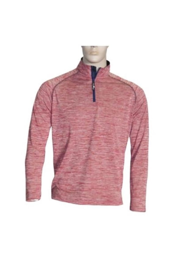 58037-053-SM Mens Activewear Long Sleeve Jersey - Small, Red & True Navy