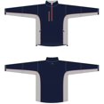 thumbnail image 1 of The Weather Company Golf Microfiber 1/4 Zip Pullover Navy/Light Gray/Red Medium, 1 of 1