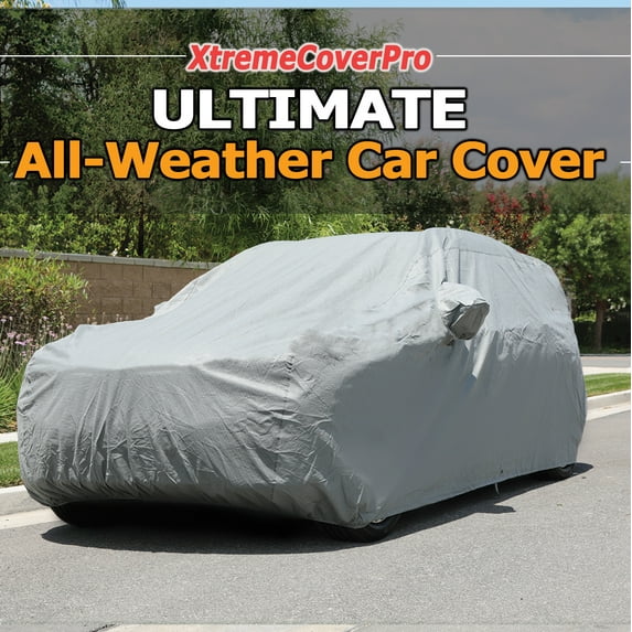 All Weather Car Cover Fits 1995 1996 - 1999 2000 2001 2002 2003 2004 2005 Chevy S10 Blazer , waterproof, uv-proof, easy access zipper, wind-proof, detachable straps GREY