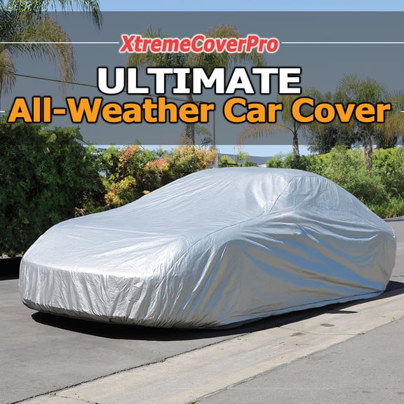 All Weather Car Cover Fits 2020 2021 2022 2023 2024 2025 Mazda MX-5 Miata CL550 , waterproof, uv-proof, easy access zipper, wind-proof, detachable straps Silver