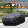 thumbnail image 1 of All Weather Car Cover Fits Lincoln Navigator SWB 2007 2008 2009 2010 2011 2012 2013 2014 2015 , waterproof, uv-proof, easy access zipper, wind-proof, detachable straps BLACK, 1 of 14
