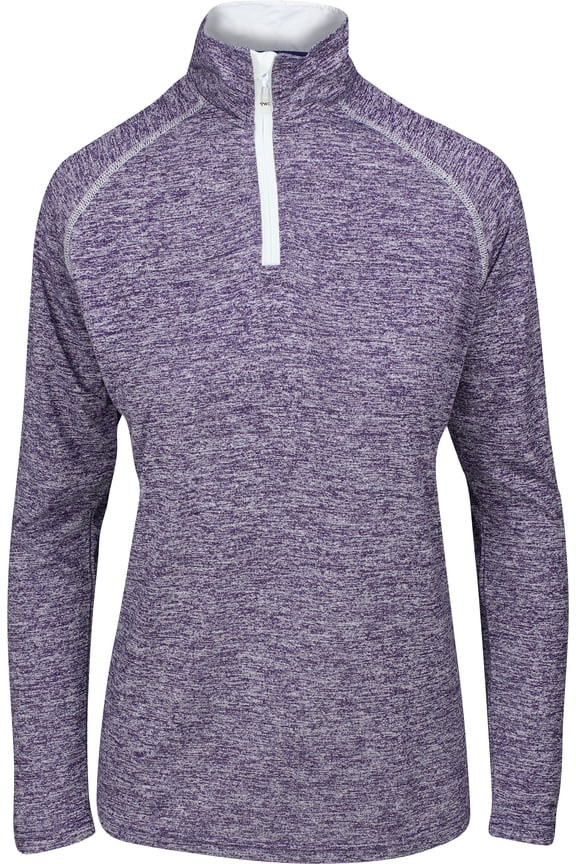 Ladies Activewear Long Sleeve Jersey Purple/White