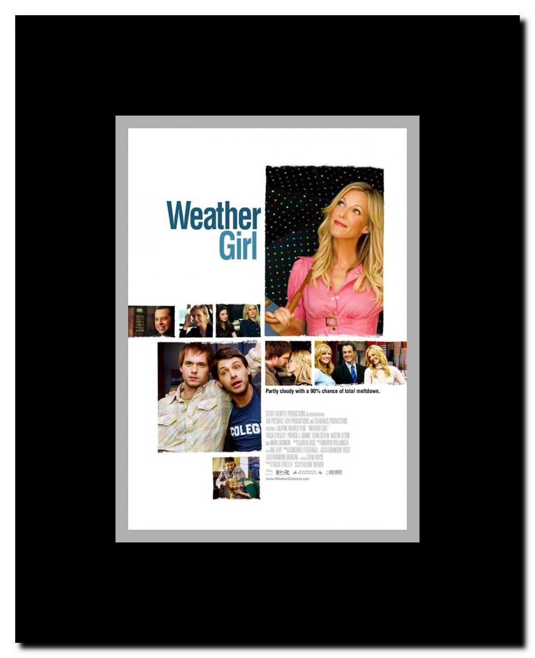 Weather Girl Framed Movie Poster