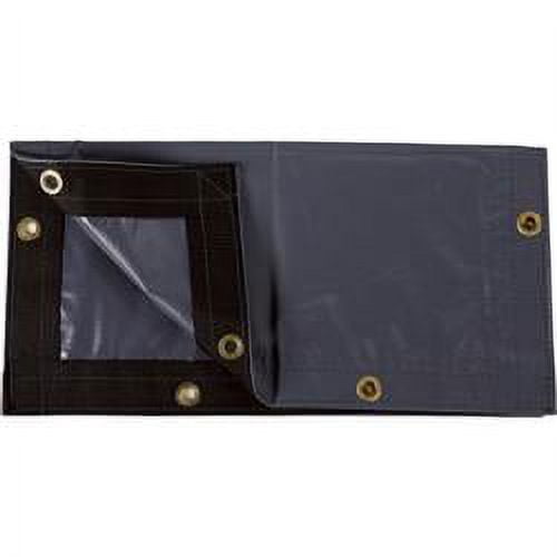 Weather Guard 11.2-Oz. Extreme-Duty PVC Tarp, Charcoal Gray, 10ft. x 12ft., Model# TRP-10x12PVC-WG
