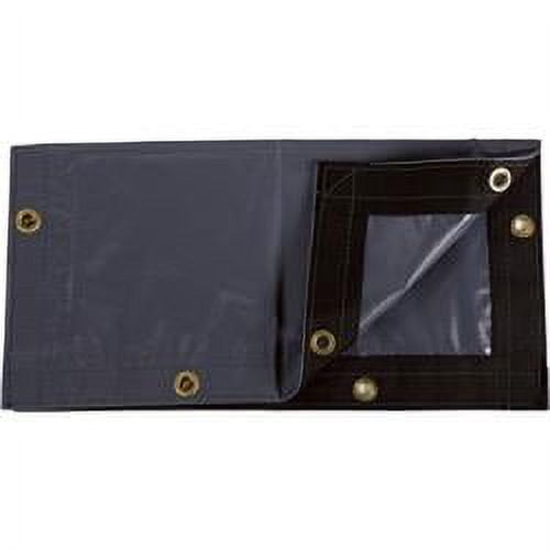 Weather Guard 11.2-Oz. Extreme-Duty PVC Tarp, Charcoal Gray, 12ft. x 24ft.