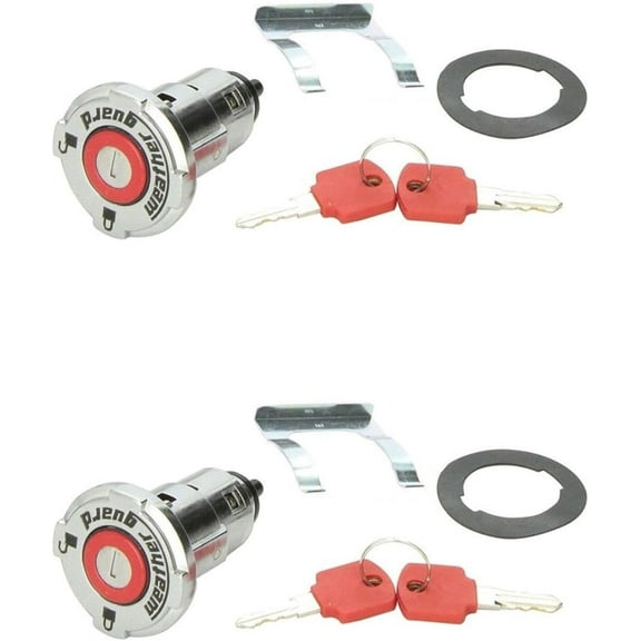 Weather Guard 7748 2-Pack Replacement Truck Tool Box Locks (2 Locks Keyed Alike)