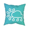 thumbnail image 1 of Weather Icon Pattern Print Pillow Chair Car Cushion Home Decor Cover Sofa Upholstered, 1 of 5