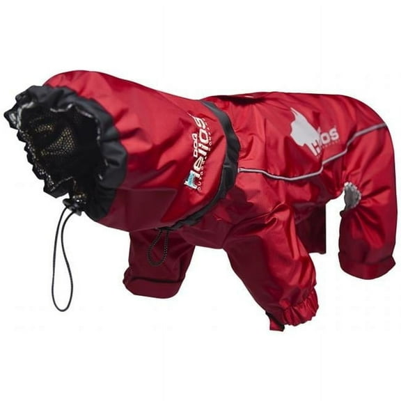 Weather - King Ultimate Windproof Full Bodied Pet Jacket, Large - Red