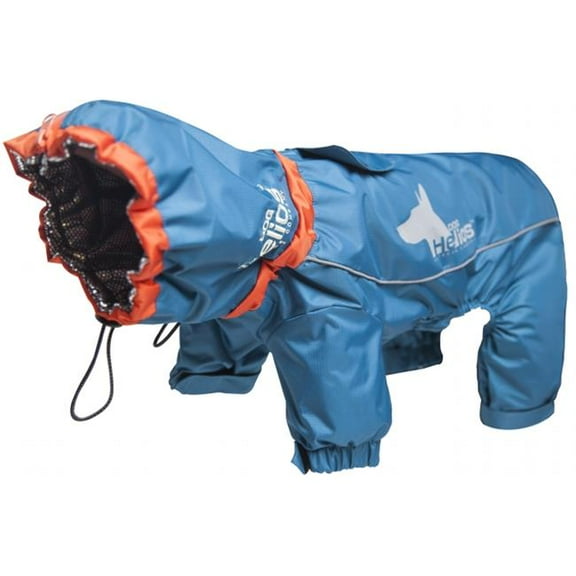 Weather - King Ultimate Windproof Full Bodied Pet Jacket- Medium - Blue