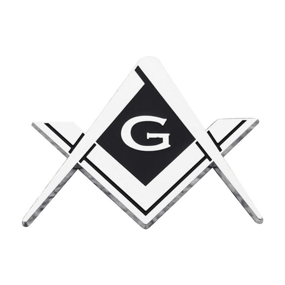 Weather Masonic Symbol Fraternity Decals Sticker Emblems Car Badge 3D Designs Suitable for Car and Motorcycles