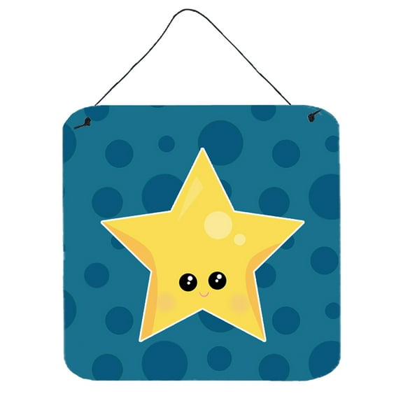 Weather Night Star Face Wall or Door Hanging Prints