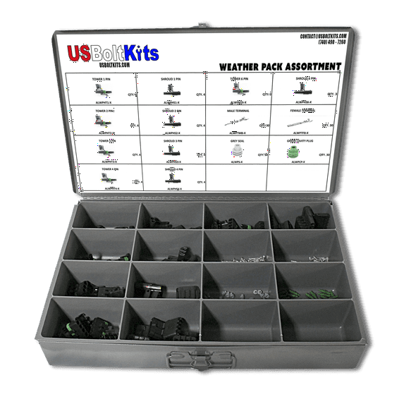 Weather Pack Connector Kit Assortment