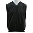thumbnail image 1 of Weather Perfect Men's V-Neck Pullover Golf Wind Vest, Small Black -, 1 of 2